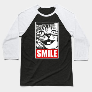 Funny Cute Cat Meme Gift For Cat Lovers Baseball T-Shirt